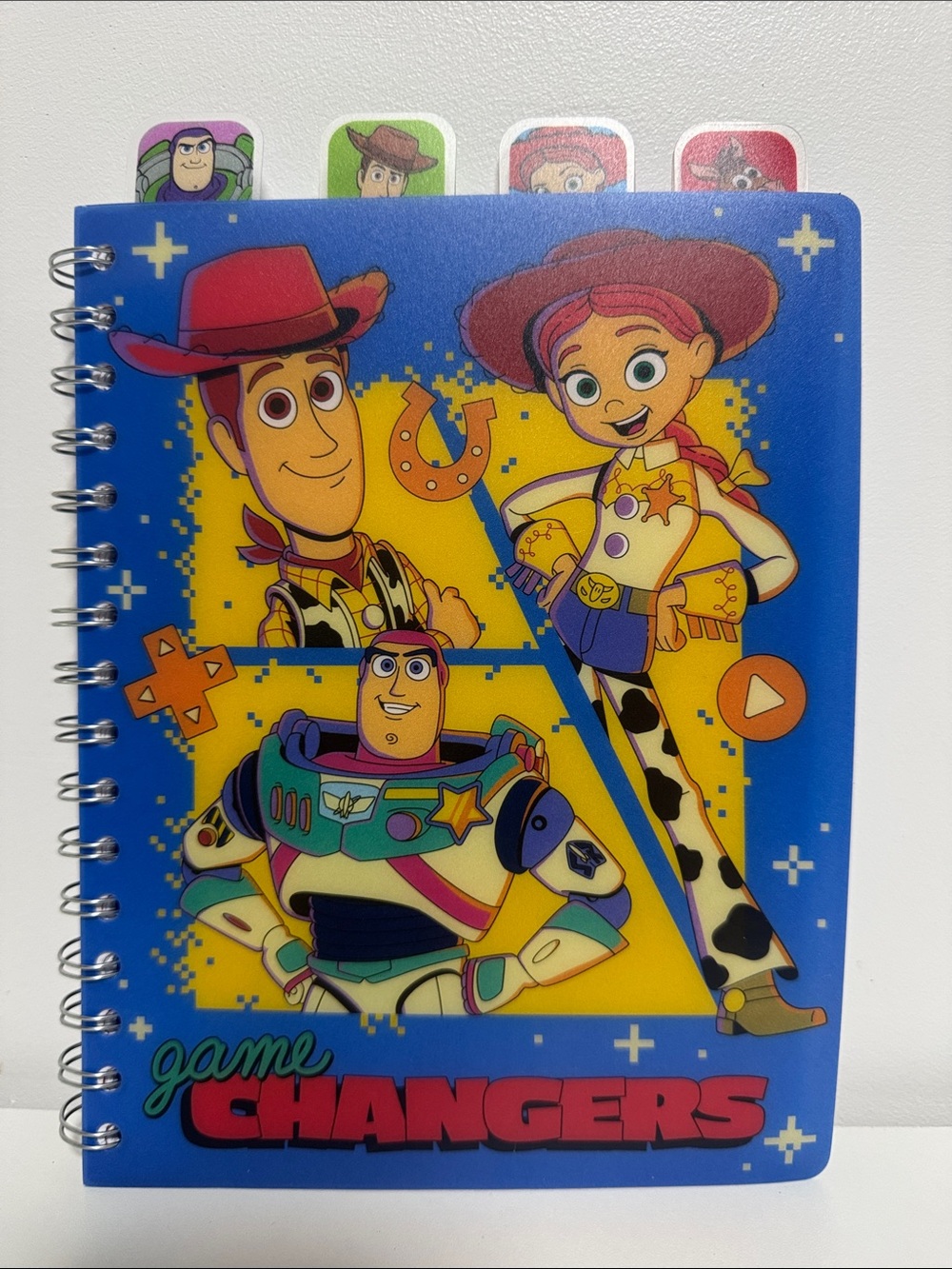 Disney Toy Story Kids Blue & Yellow Spiral Notebook - Game Changers